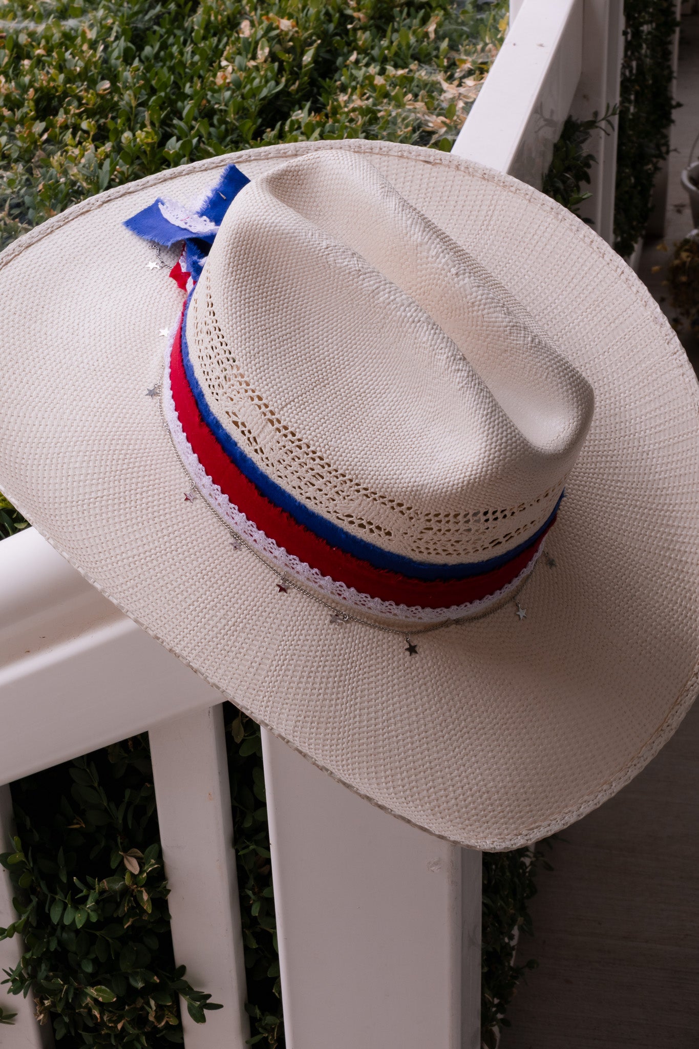 4th of July straw hat