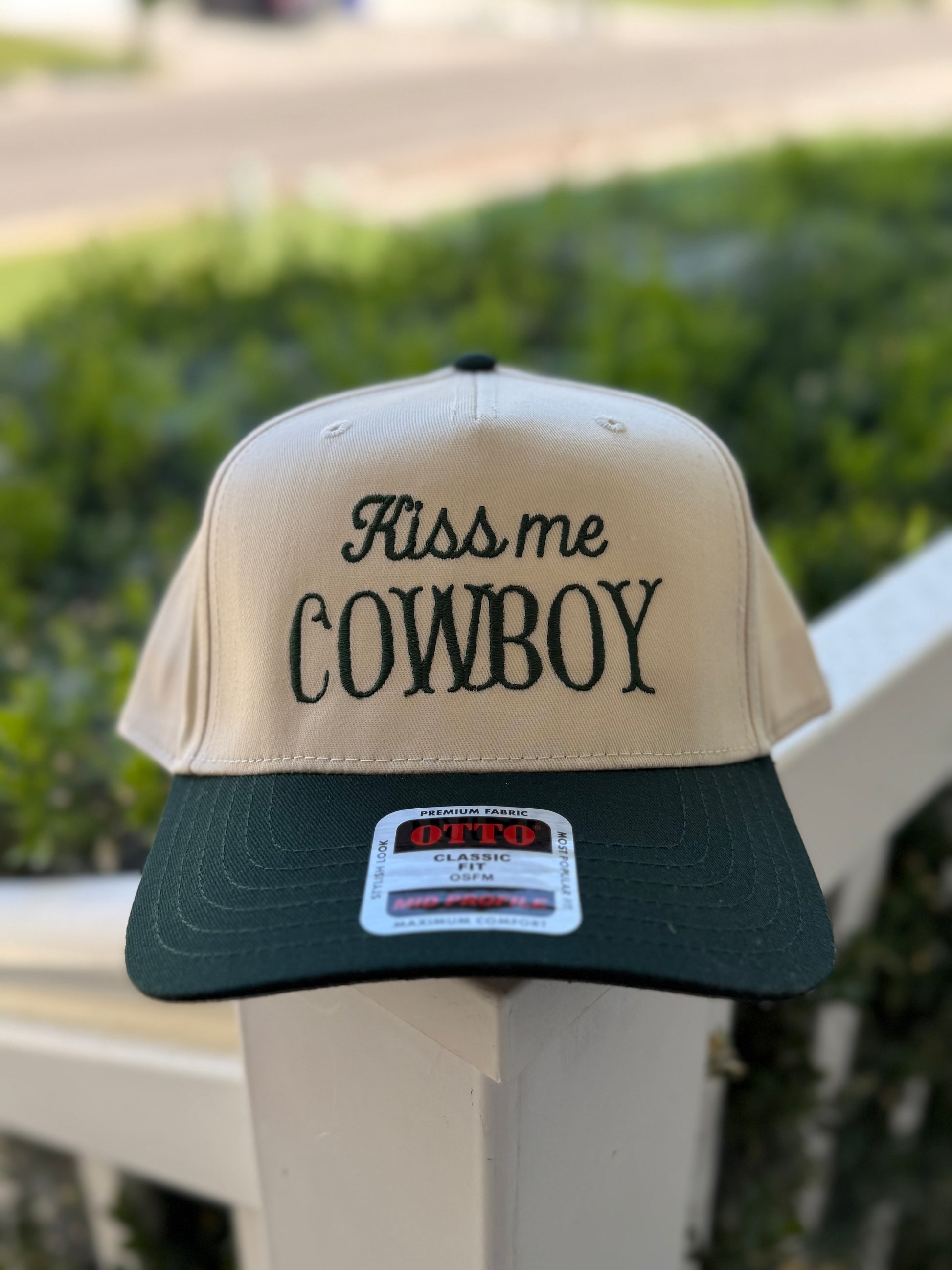 Kiss Me Cowboy Trucker Hat
