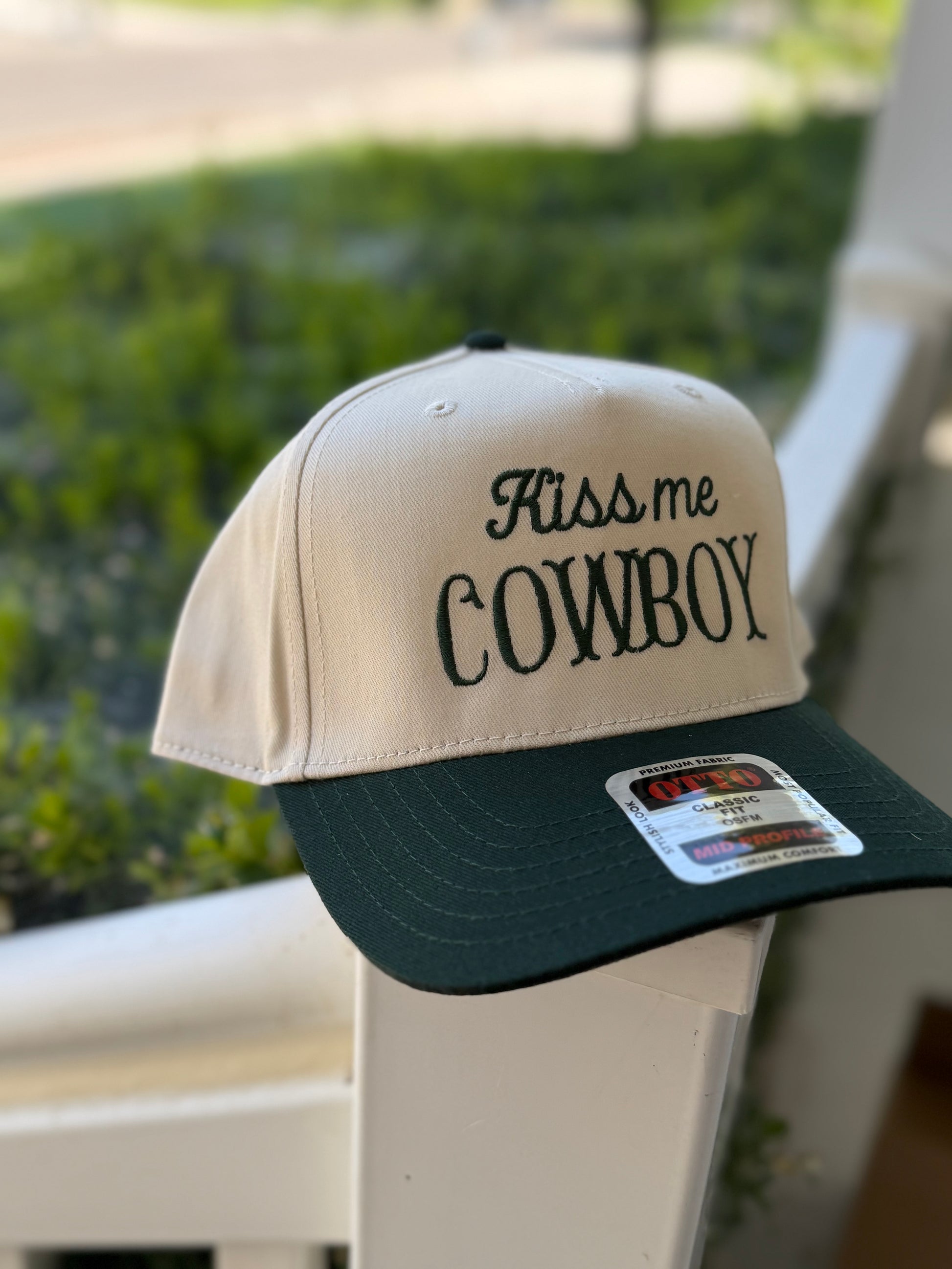Kiss Me Cowboy Trucker Hat