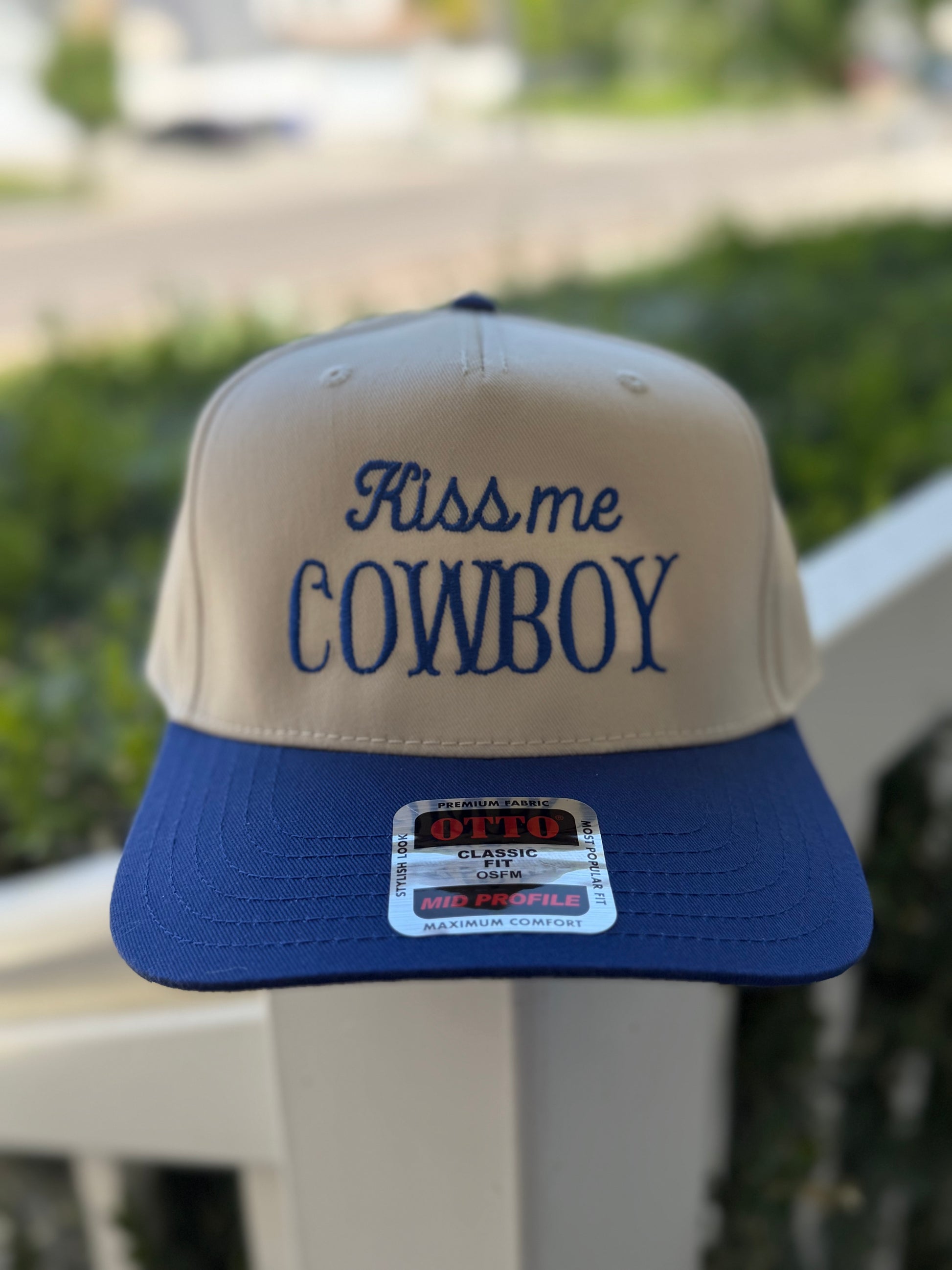 Kiss Me Cowboy Trucker Hat