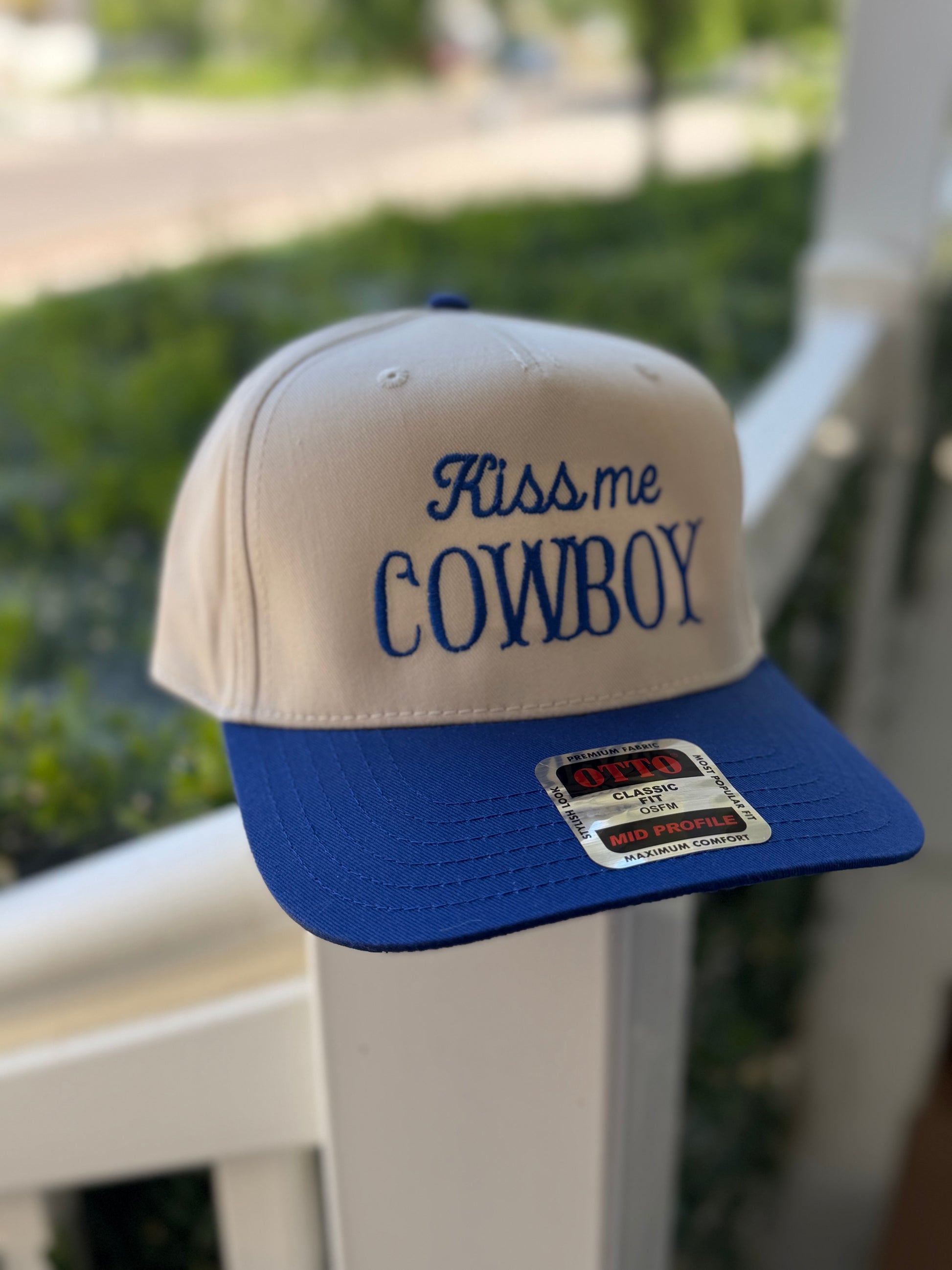 Kiss Me Cowboy Trucker Hat