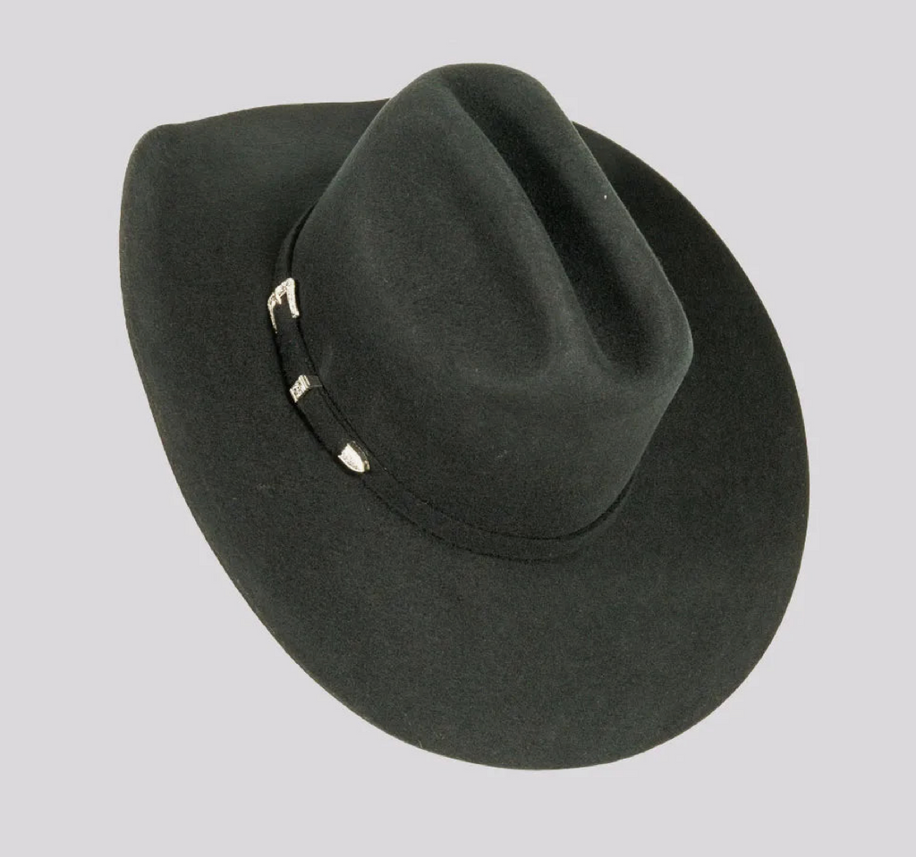 Black Wool Cowboy Hat