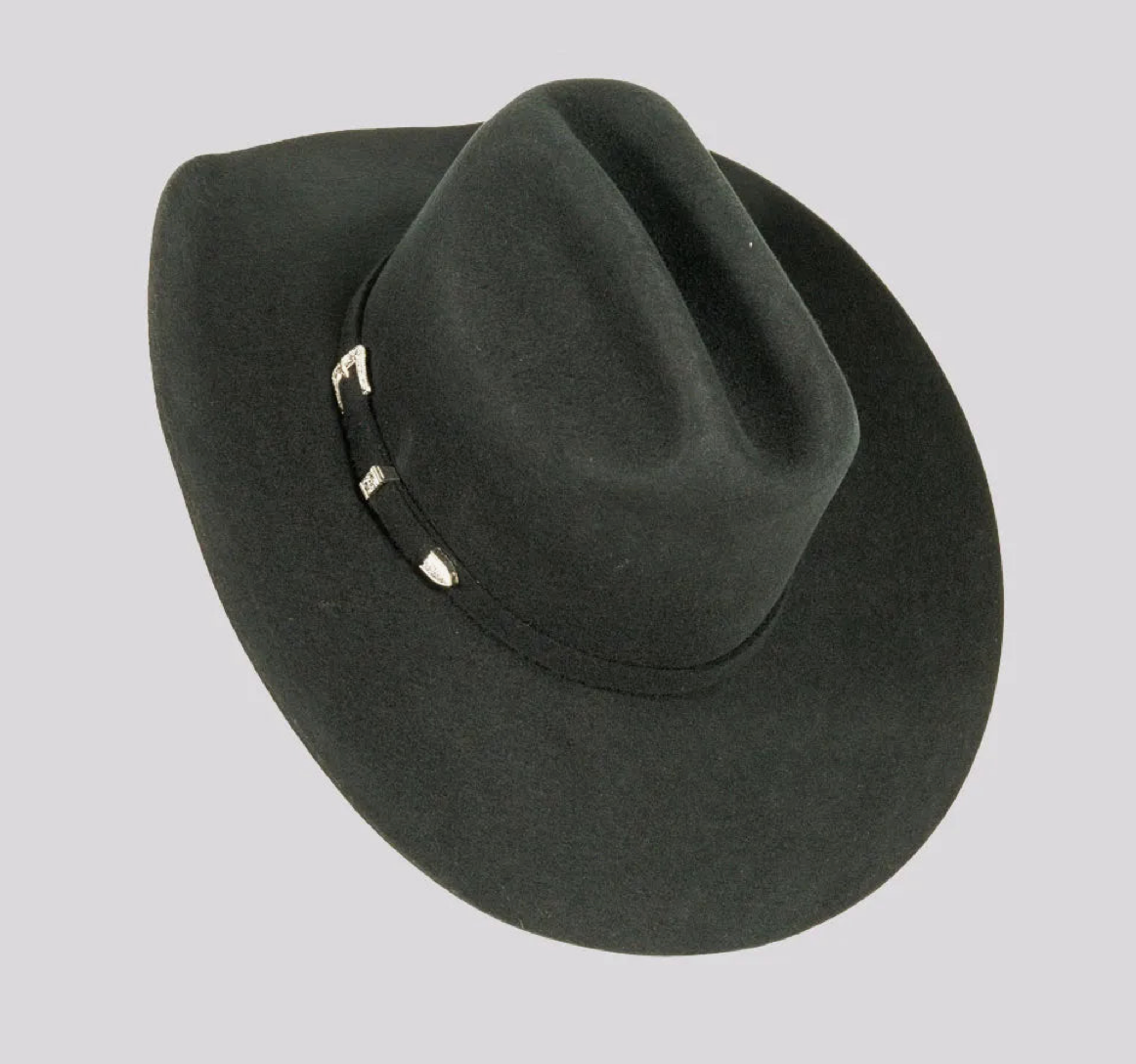 Black Wool Cowboy Hat