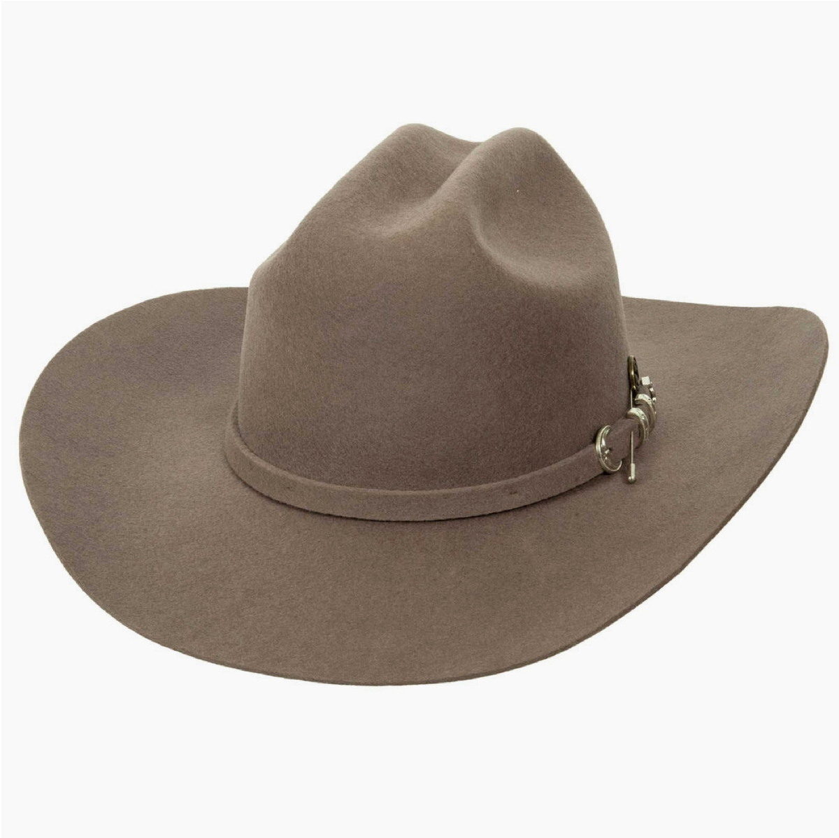 Grey Wool Cowboy Hat