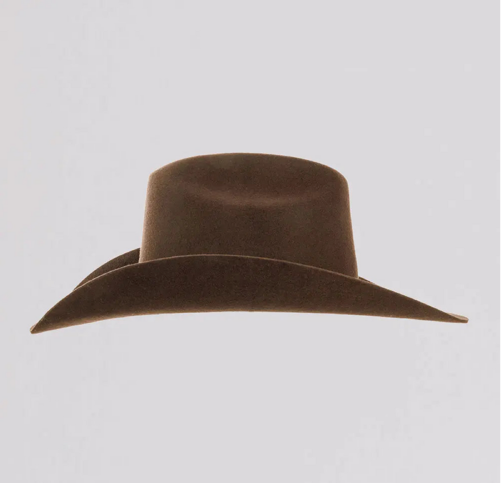 Grey Wool Cowboy Hat