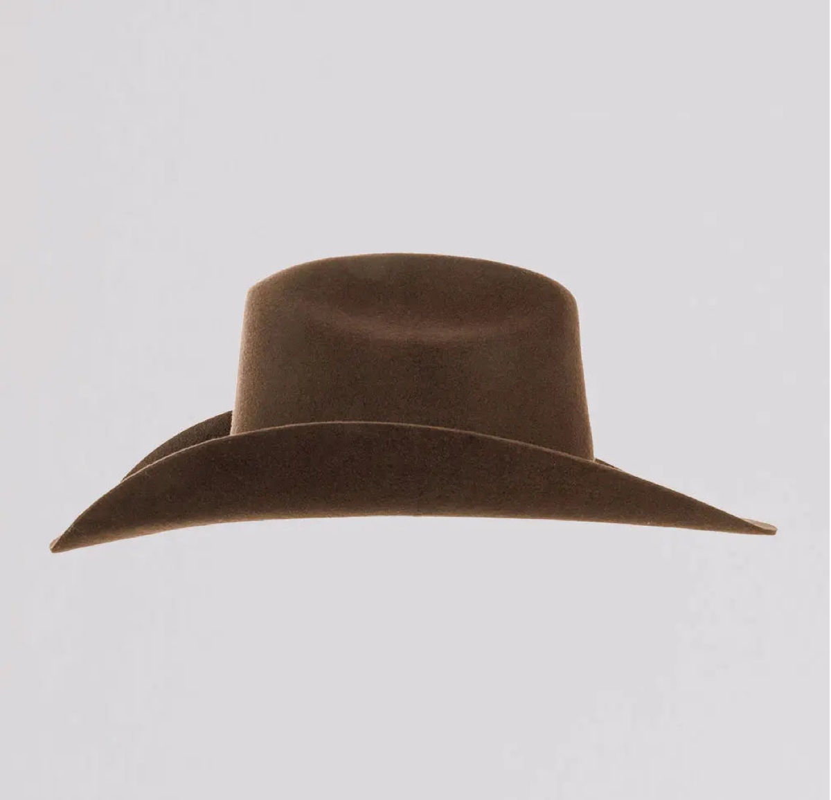 Grey Wool Cowboy Hat