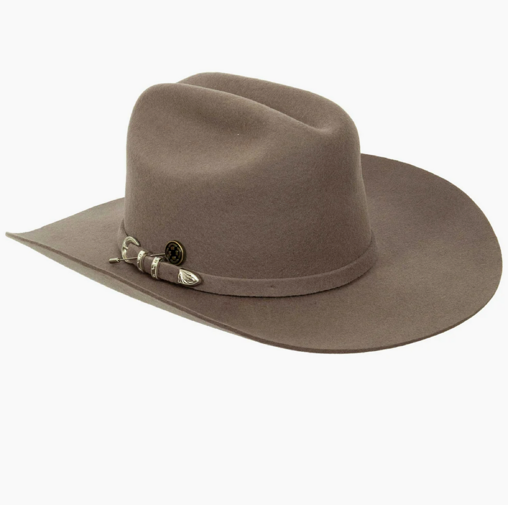 Grey Wool Cowboy Hat