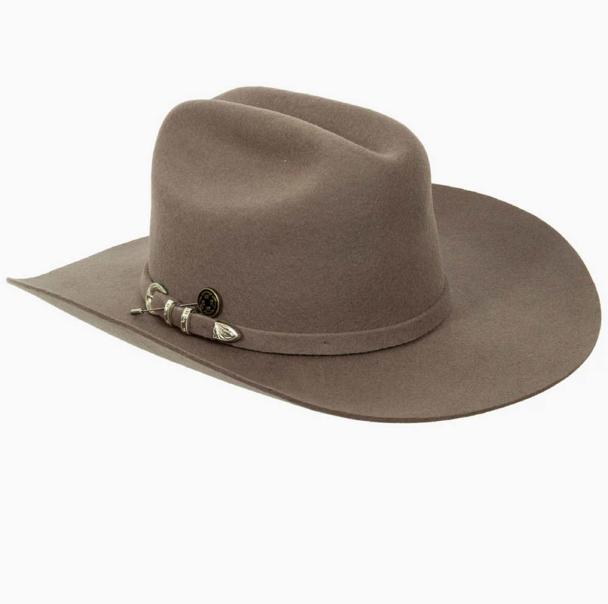 Grey Wool Cowboy Hat